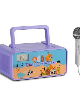 Kidsbox Zoo CD Boombox CD-плеєр BT USB LC Display