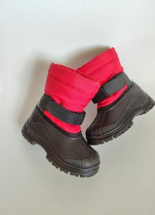 Сноубутсы зимние детские ботинки водонепроницаемые 24 25 разме...