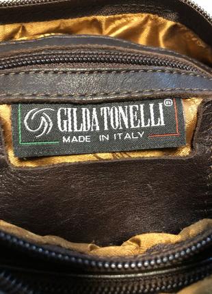 Gilda Tonelli сумка шкіряна оригінал Італія