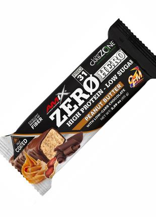 Батончик Amix Nutrition Zero Hero, 65 грам Арахісова паста