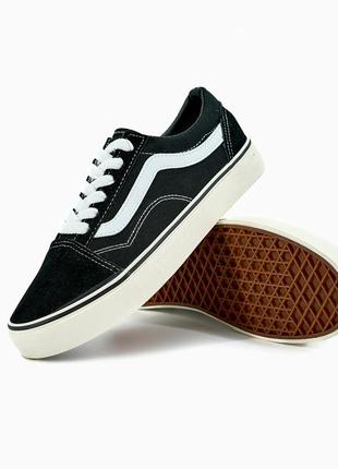 Кеды vans old skool classic black white