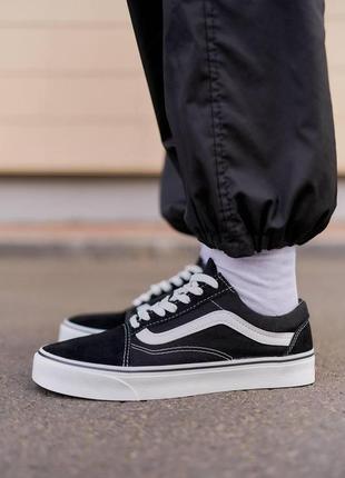 Кеды vans old skool classic black white