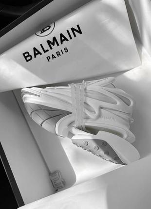 Женские кроссовки balmain paris unicorn white