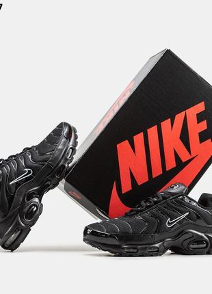 Мужские кроссовки nike air tn max plus black (чорні)