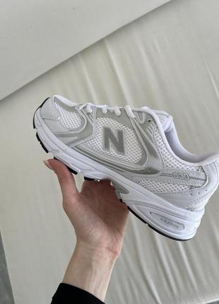 Женские кроссовки new balance 530 white/silver