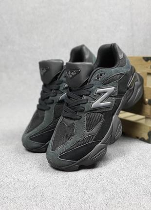 Мужские кроссовки new balance 9060 чорні