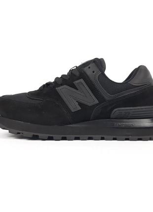 Мужские кроссовки new balance 574 чорні