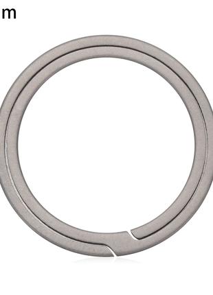 Титановое кольцо плоское для ключей Titanium Rings 20 мм / 1 ш...