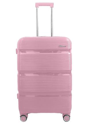 Чемодан средний Milano bag 0307 полипропилен Розовый