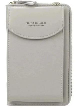 Жіночий гаманець Baellerry N8591, grey