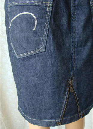 Спідниця жіноча джинсова джинс-олівець міді р.46-48 2595