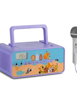 Kidsbox Zoo CD Boombox CD плеєр BT USB LC Display Тварини диза...