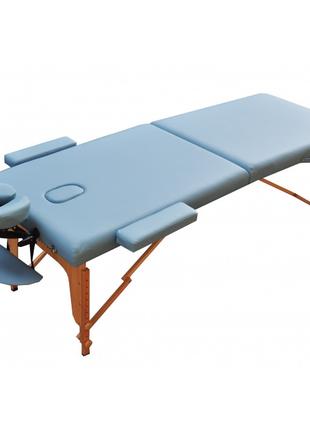 Массажный стол ZENET ZET-1042 размер S голубой с регулировкой ...