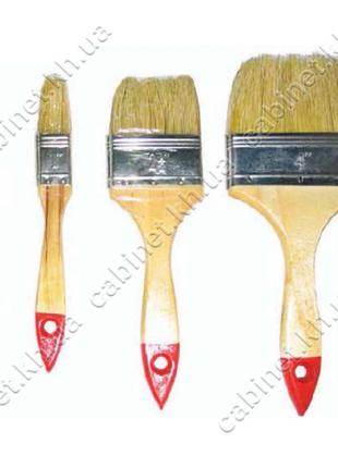 Кисть флейцевая плоская Hand-Tools деревянная ручка 2.5"