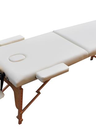 Масажний стіл ZENET ZET-1042 розмір S бежевий з регулюванням п...