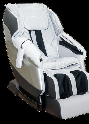 Массажное кресло Zenet ZET-1550 серое для дома и офиса
