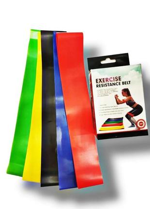 Набор фитнес резинки exercise resistance bands для фитнеса и с...