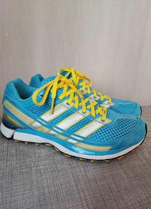 Мужские кроссовки adidas желто-голубые/39-40 размер