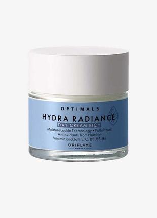 Увлажняющий дневной крем для сухой кожи optimals hydra radianc...