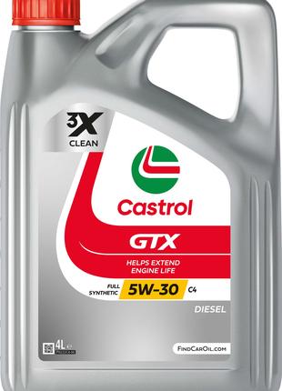 Моторное масло Castrol GTX 5W-30 C4 RN0720 4л