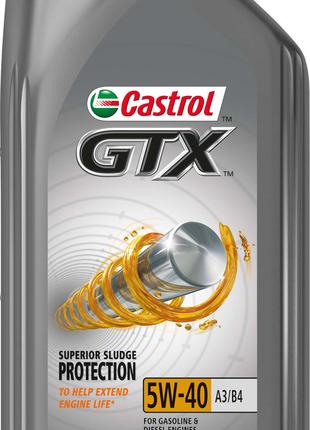 Моторное масло Castrol GTX 5W-40 А3/В4 1л