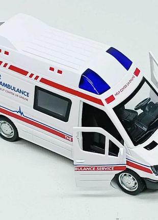 Машинка yi wu jiayu скорая помощь "ambulance" музыкальная 14 с...