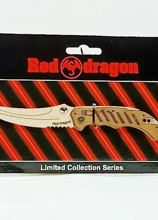 Нож star toys "red dragon" деревянный 12345-5