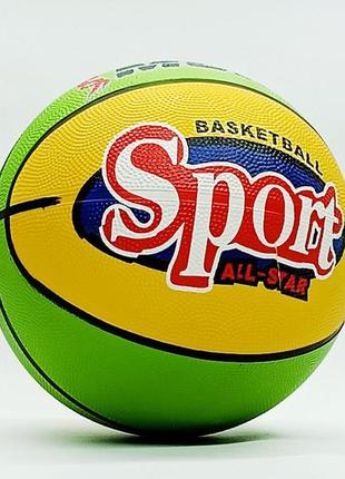 Мяч shantou баскетбольный зеленый мк-2307