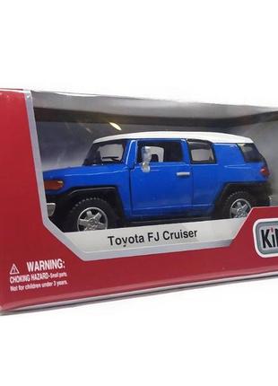 Машинка kinsmart "toyota fj cruiser" синяя kt5343w-2