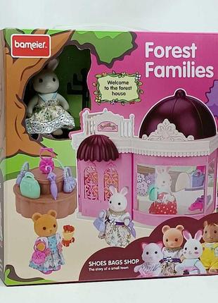 Игровой набор star toys флоксовые животные "forest families" м...