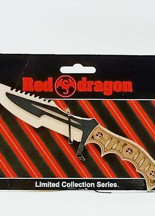 Нож star toys "красный дракон" деревянный 12345-6