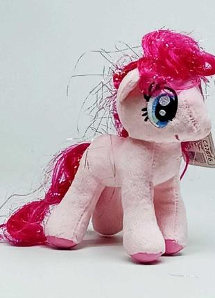 Мягкая игрушка пони "пинки пай" розовая 16 см с37876-2