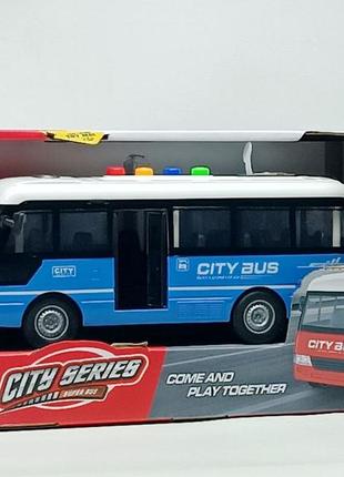 Автобус shantou "city bus" синий rj5502-1