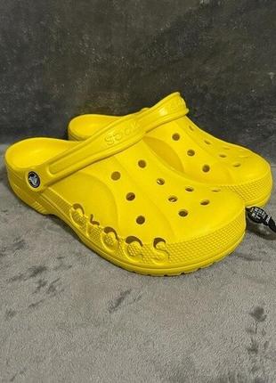 Крокс бая клог желтые лимони crocs baya clog yellow-lemon