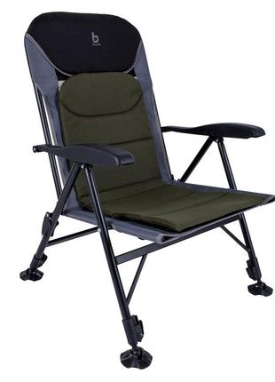 Крісло розкладне bo-camp pike black/grey/green (1204110)