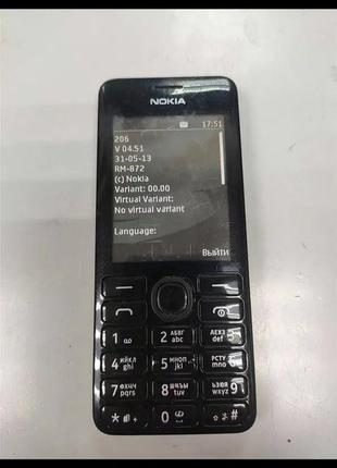 Мобильный телефон Nokia 206 rm-872 black бу.
