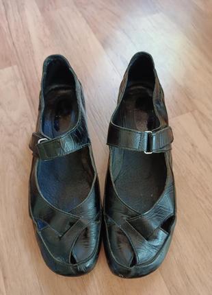 Кожаные туфли, размер 36-37