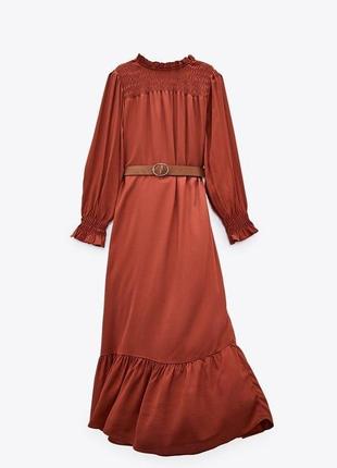Сукня плаття міді zara