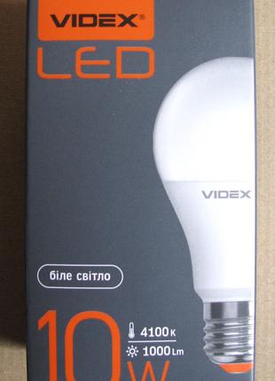 LED лампа VIDEX A60e 10W E27 4100K (лампа нова)