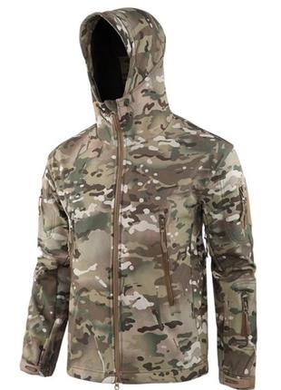 Куртка ESDY Softshell софтшелл, тактическая 01. CP мультикам