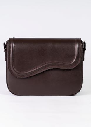 Жіноча сумка коричнева сумка сумочка кросбоді коричневий клатч