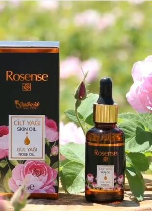 Розовое масло сыворотка для лица rosense 30 ml