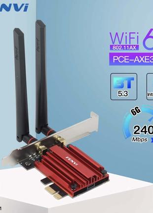 Адаптер Wi-Fi Fenvi WiFi 6E AX210 Mini-PCI Express