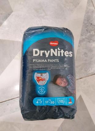 Ночные подгузники трусики dry nites
10 шт 17-30кг