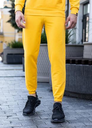 Мужские штаны джоггеры с карманами оранжевые Pobedov 95