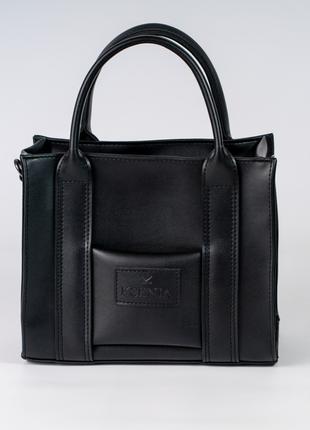 Жіноча сумка чорна сумка тоут сумка класична сумка чорна маленька