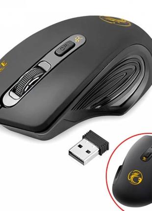 Беспроводная игровая мышь мышка тихая 2000dpi iMice G-1800, черна
