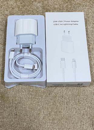 Комплект швидкої зарядки для Apple iPhone 20 W USB-C + Кабель ...