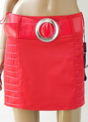 Нарядная красная короткая юбка 46-48 размеры (40-42 евроразмеры).