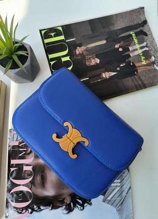 Женская сумка брендовая синяя
